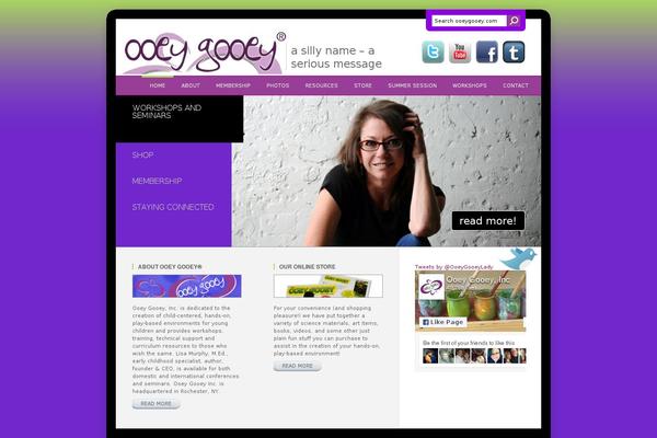 ooeygooey.com site used Uflexfolio