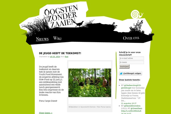 oogstenzonderzaaien.nl site used Ozz