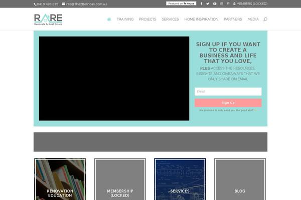 Chamomile theme site design template sample