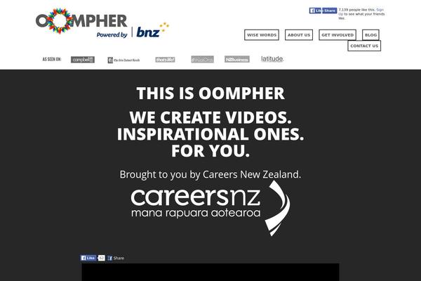 oompher.com site used Oompher