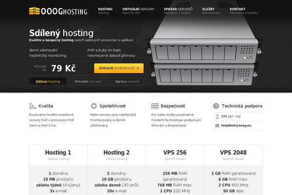 Rackhost theme site design template sample