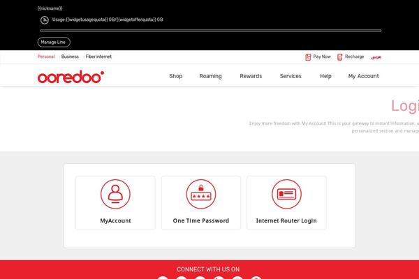 ooredoo.com.kw site used Ooredoo-cms