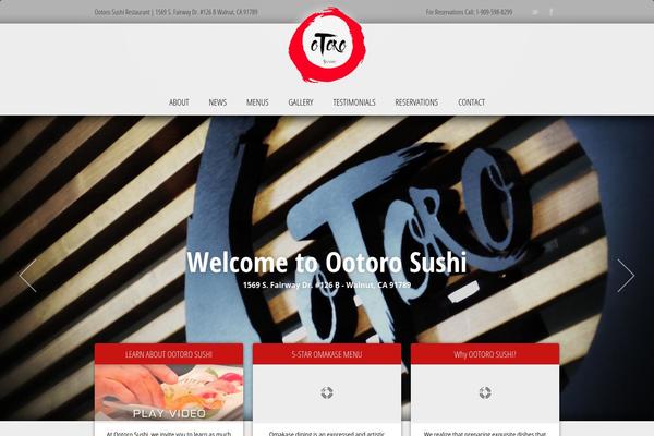ootorosushi.com site used Ootoro
