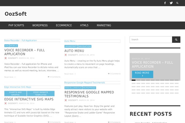 oozsoft.com site used Ooztech