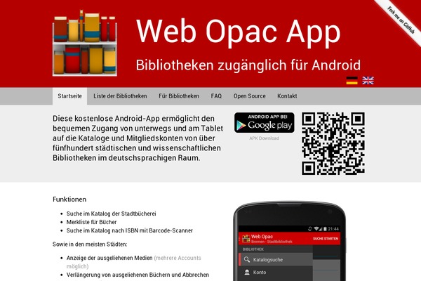 opacapp.de site used Opacapp
