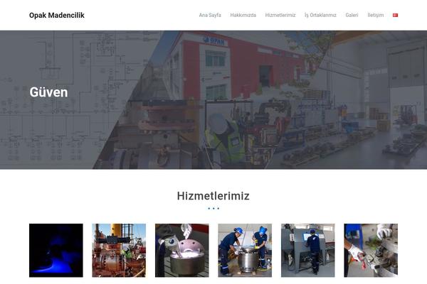 WordPress website example screenshot