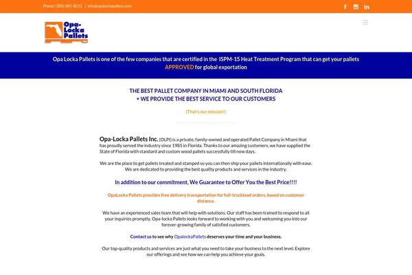 WordPress website example screenshot