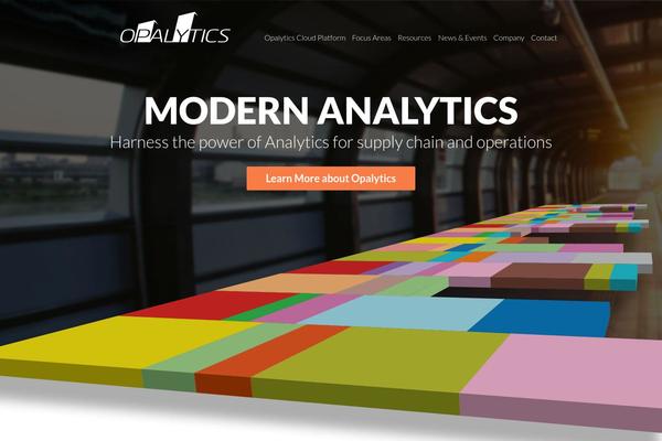 opalytics.com site used Opalytics