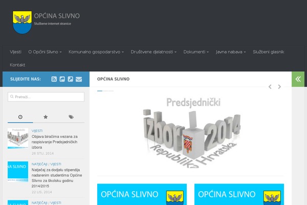 Hueman theme site design template sample