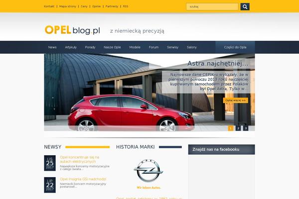 opel-blog.pl site used Opel-blog