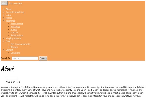 WordPress website example screenshot