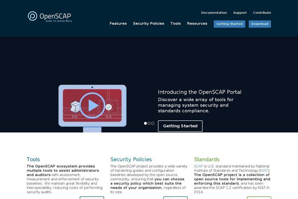 open-scap.org site used Openscap