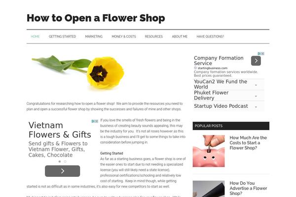 WordPress website example screenshot