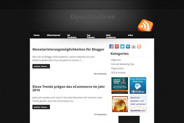 openandfree.de site used Profits Theme