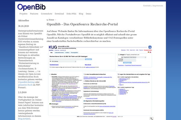 openbib.org site used Insense_de