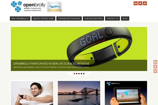 Parabola theme site design template sample