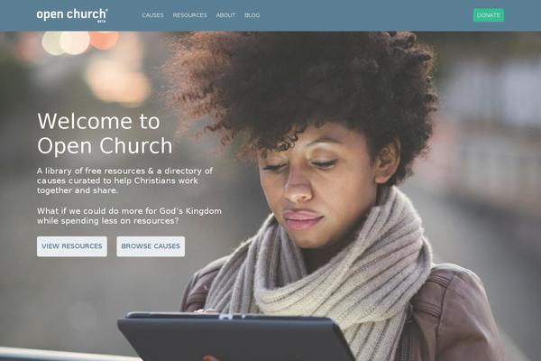 openchurch.com site used Octheme