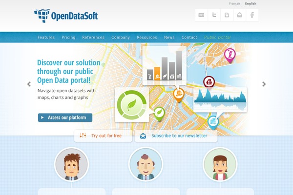 opendatasoft.com site used Opendatasoft