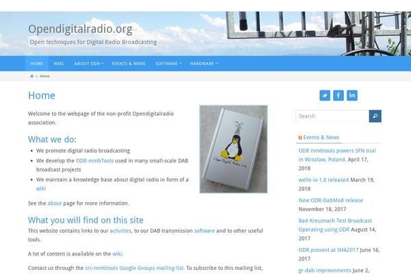 WordPress website example screenshot