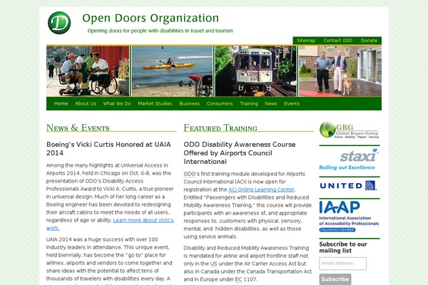 opendoorsnfp.org site used Odo-child