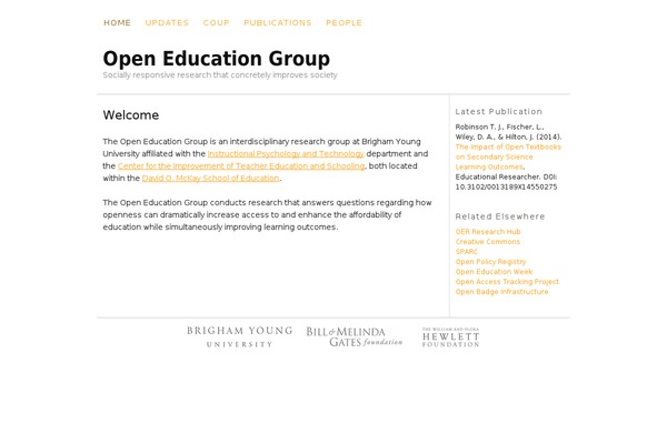 WordPress website example screenshot