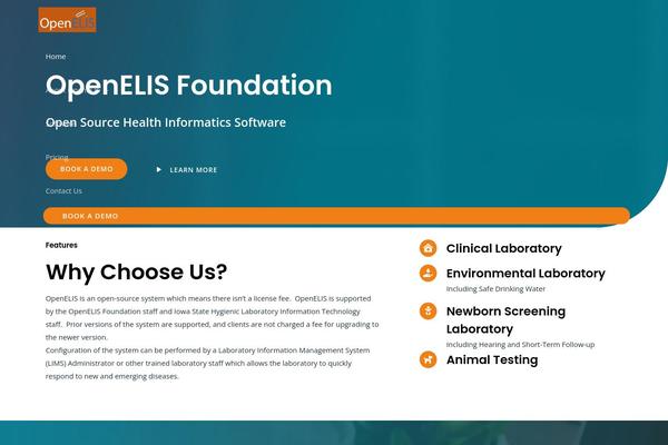 openelis.org site used Demo-2022