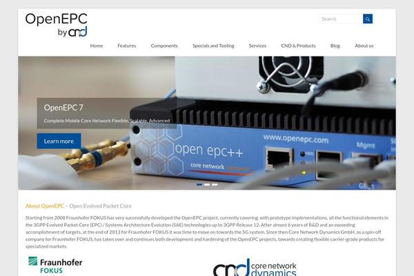 Spacious theme site design template sample