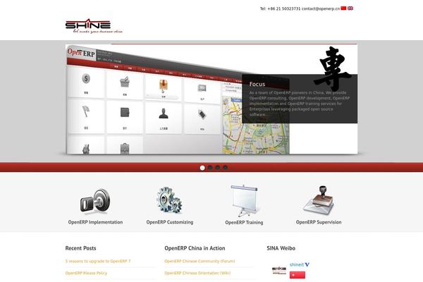 Minos theme site design template sample