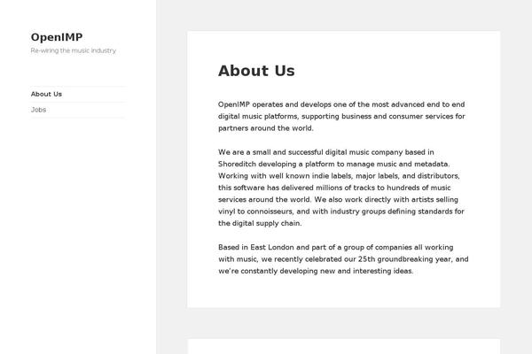 Twenty Fifteen theme site design template sample