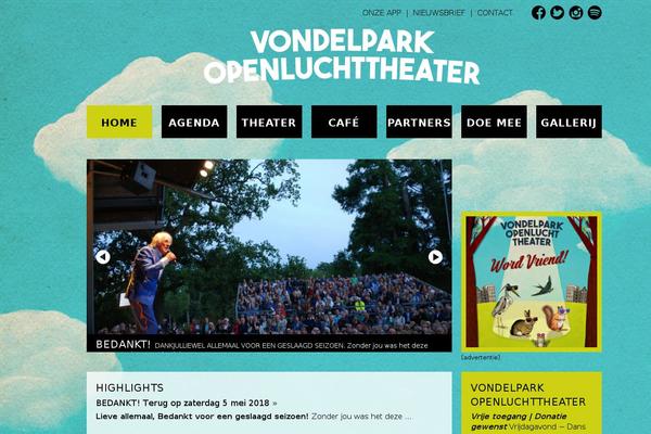 openluchttheater.nl site used Openluchttheater
