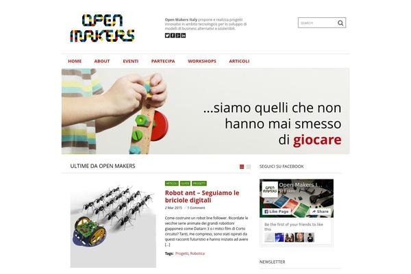 openmakersitaly.org site used Openmakers