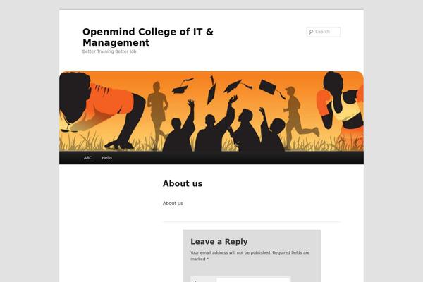WordPress website example screenshot