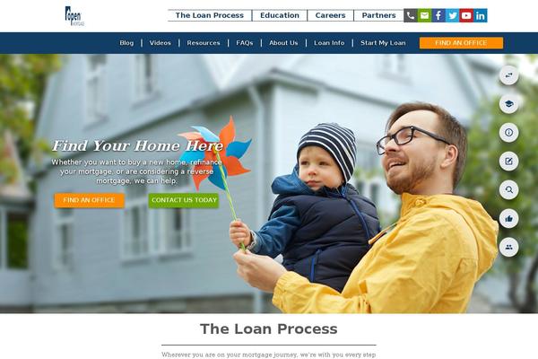 openmortgage.com site used Fancy-branch-v6