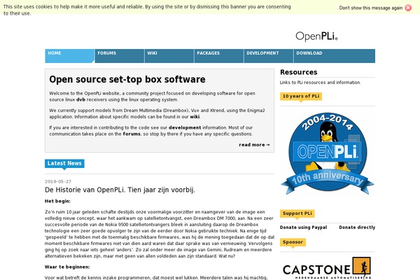 openpli.org site used Openpli