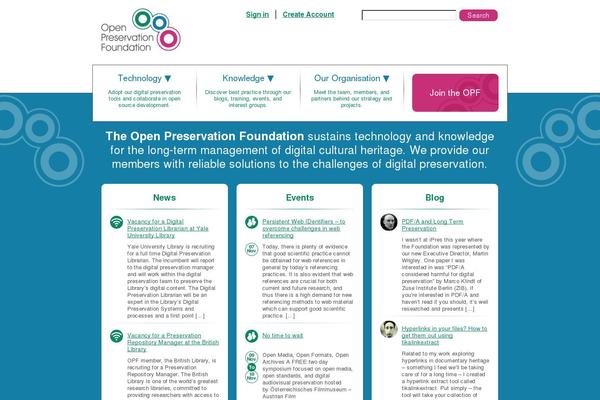 opf-site theme websites examples