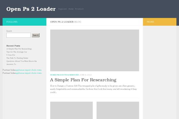 Hueman theme site design template sample