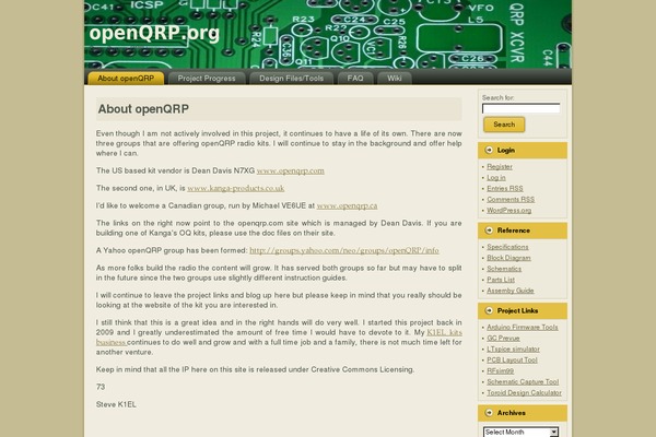 openqrp.org site used Openqrp