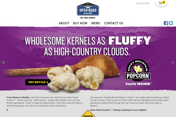 openroadsnacks.com site used Open-road-snacks