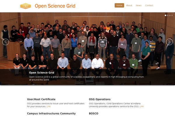 opensciencegrid.org site used Osg