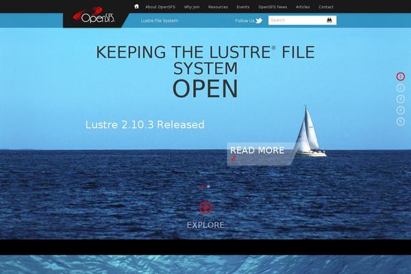 opensfs.org site used Opensfs