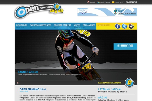 openshimano.com.ar site used Openshimano