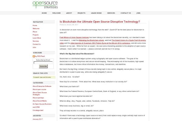 opensourcestrategies.com site used Fastway2