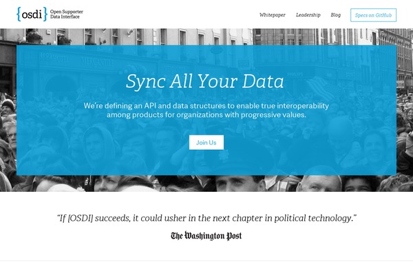 opensupporter.org site used Osdiv2