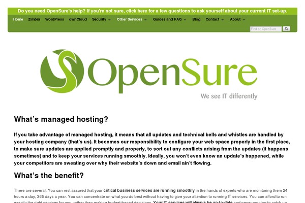 opensure.net site used Wowsome