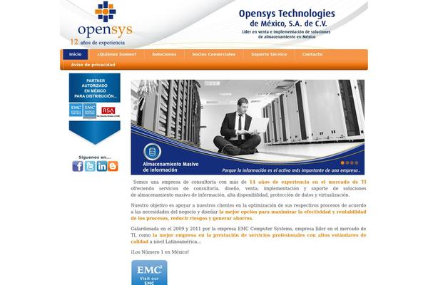 opensys-mexico.com site used Opensys10julio