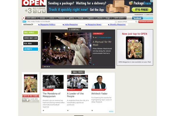 openthemagazine.com site used Open