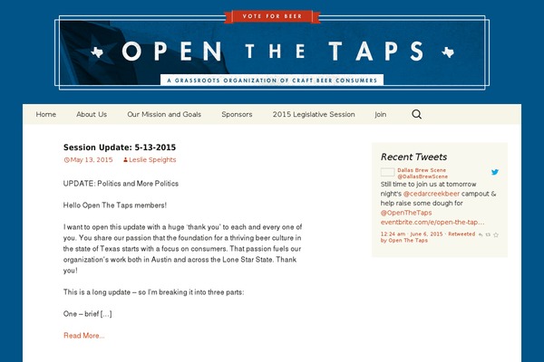openthetaps.org site used Twentythirteen-modified