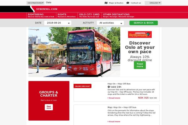 opentopsightseeing.no site used Citysightseeing