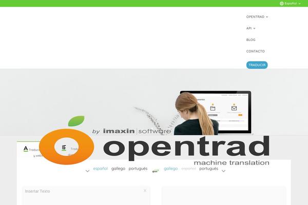 Site using Opentrad-apertium plugin