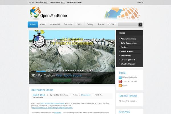 openwebglobe.org site used Theme1867